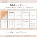 Colorful Halloween Planner