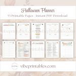 Colorful Halloween Planner