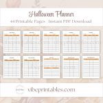 Halloween Planner