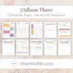 Colorful Halloween Planner