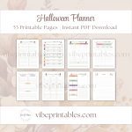 Colorful Halloween Planner