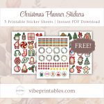 FREE Christmas Planner Stickers