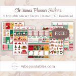 FREE Christmas Planner Stickers