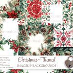 Printable Christmas-Themed Images & Backgrounds