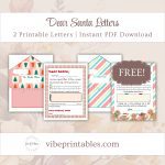 FREE Printable Dear Santa Letters