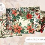 Printable Christmas-Themed Images & Backgrounds