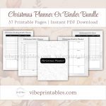 Printable Christmas Planner Or Binder Bundle
