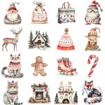 Printable Scandinavian Christmas Clipart