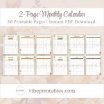 Printable Thanksgiving Planner Or Binder In Floral Design