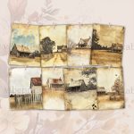 Vintage Barns Junk Journal Pages