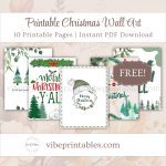 Free Printable Christmas Wall Art