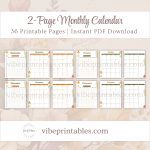 Printable Thanksgiving Planner Or Binder In Floral Design