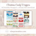 Printable Christmas Candy Wrappers
