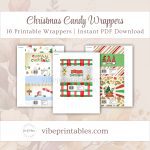 Printable Christmas Candy Wrappers