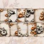 Printable Vintage Pumpkins Junk Journal Pages