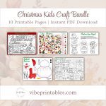 Printable Christmas Kids Craft Bundle