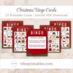 Printable Christmas Bingo Cards