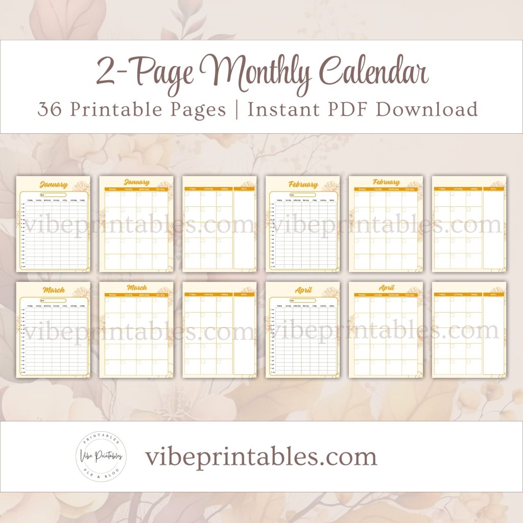 Printable Thanksgiving Planner Or Binder In Orange