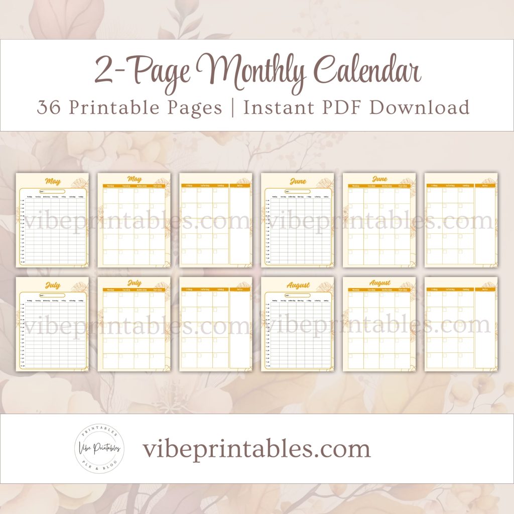Printable Thanksgiving Planner Or Binder In Orange