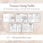 Printable Dinosaur Activity Booklet