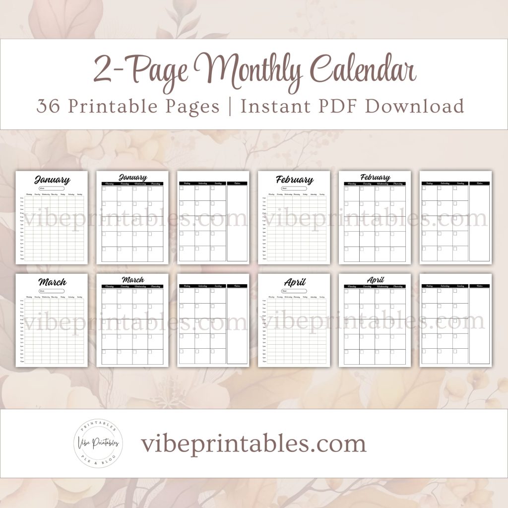 Printable Thanksgiving Planner Or Binder Bundle In Minimalist Design
