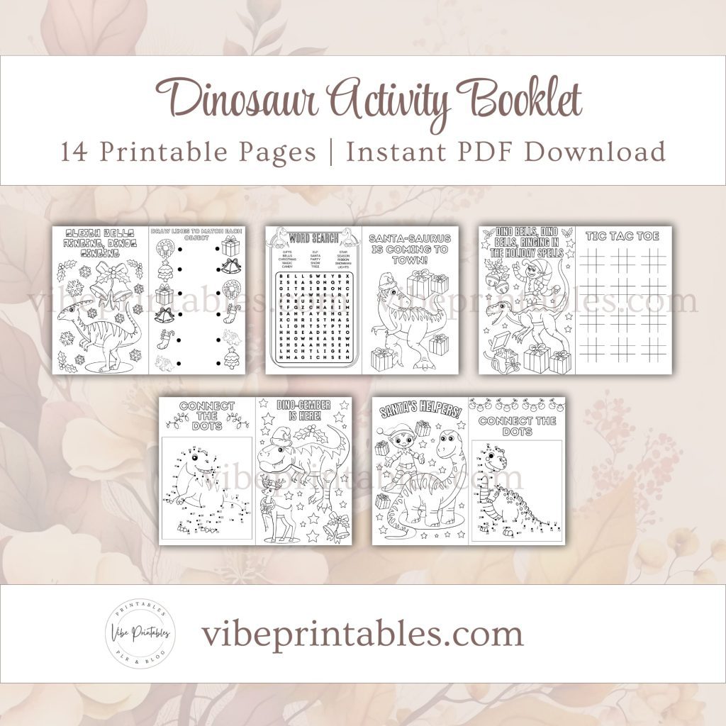 Printable Dinosaur Activity Booklet