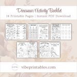 Printable Dinosaur Activity Booklet