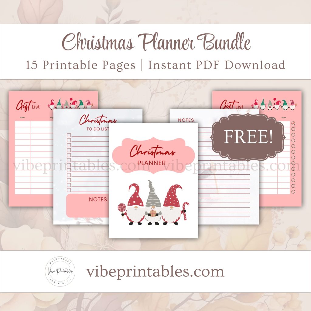 FREE Printable Christmas Planner