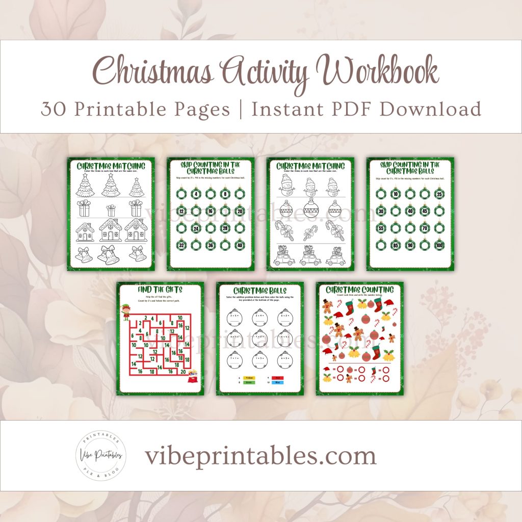 Printable Activity Workbook