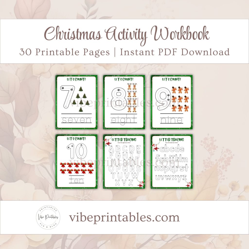 Printable Activity Workbook