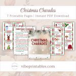 Printable Christmas Charades