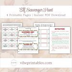 Printable Elf Scavenger Hunt