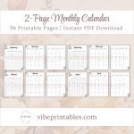 Printable Thanksgiving Planner Or Binder Bundle In Black & White