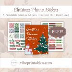 FREE Christmas Planner Stickers