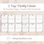 Printable Thanksgiving Planner Or Binder Bundle In Black & White