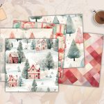 FREE Printable Christmas-Themed Backgrounds