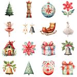Printable Christmas Nutcracker Clipart Set