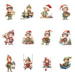 Printable Polar Playtime Clipart Set