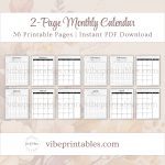 FREE Printable Christmas Planner Or Binder Bundle In Minimalist Design