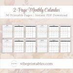 FREE Printable Christmas Planner Or Binder Bundle In Minimalist Design