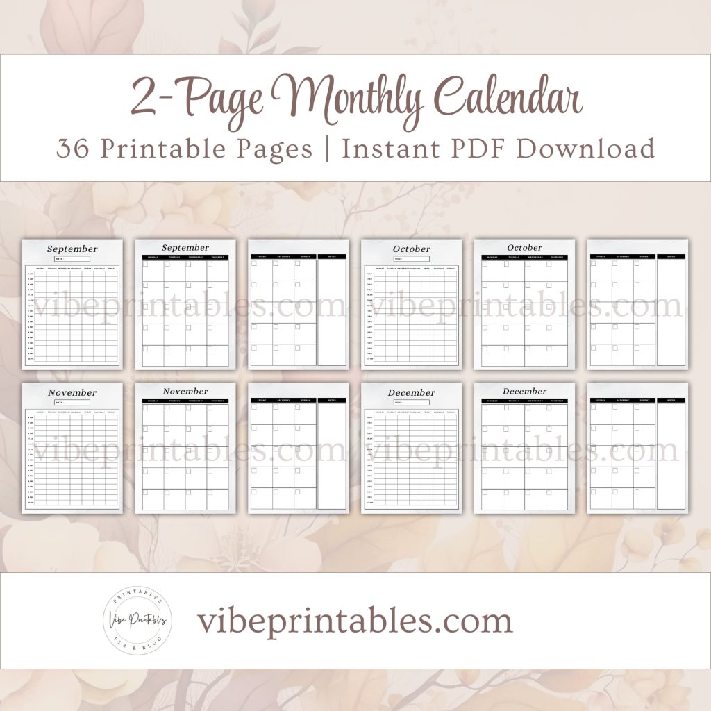 FREE Printable Christmas Planner Or Binder Bundle In Minimalist Design
