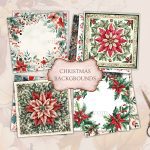 Printable Christmas-Themed Backgrounds