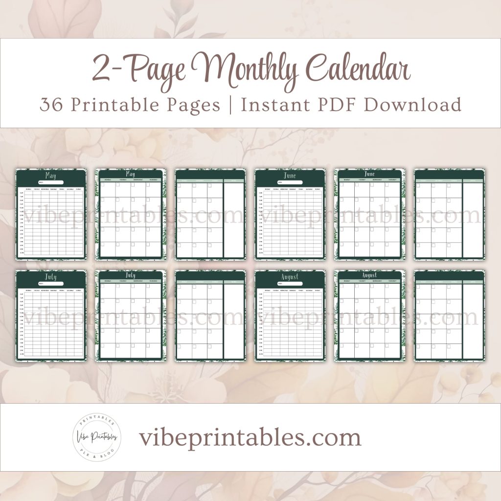 FREE Printable Christmas Planner Or Binder Bundle In Pine Tree Design