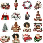 Printable Cozy Christmas Planner Clipart Set