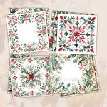 Printable Christmas-Themed Backgrounds