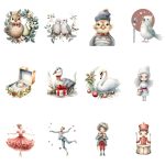 Printable 12 Days Of Christmas Clipart Set