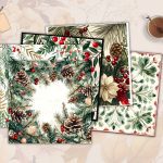 Printable Christmas-Themed Backgrounds