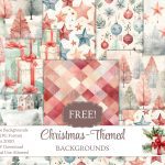 FREE Printable Christmas-Themed Backgrounds