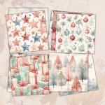 FREE Printable Christmas-Themed Backgrounds